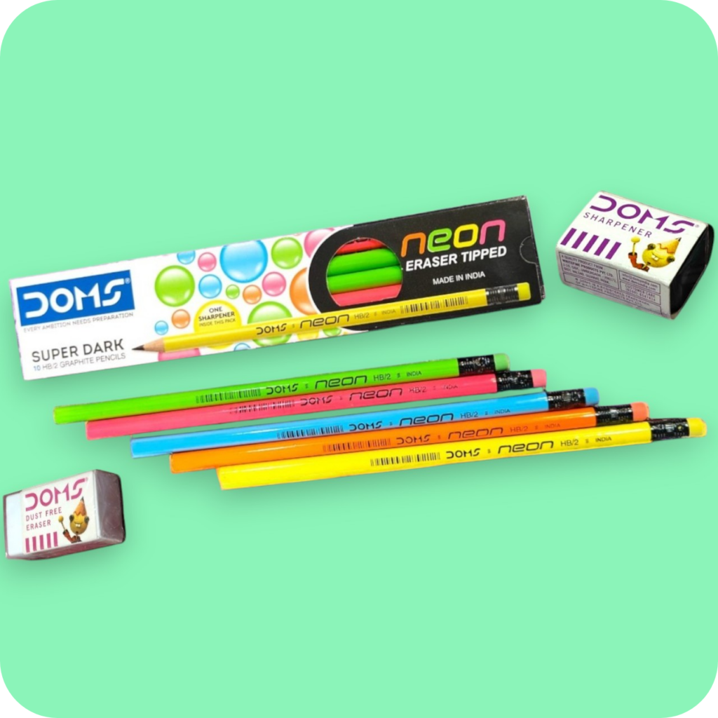 Pencils & Erasers By Stationery King