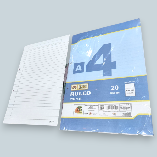 Lotus A-4 Botany Ruled Sheets