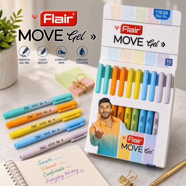 Flair Move Gel Blue Pen