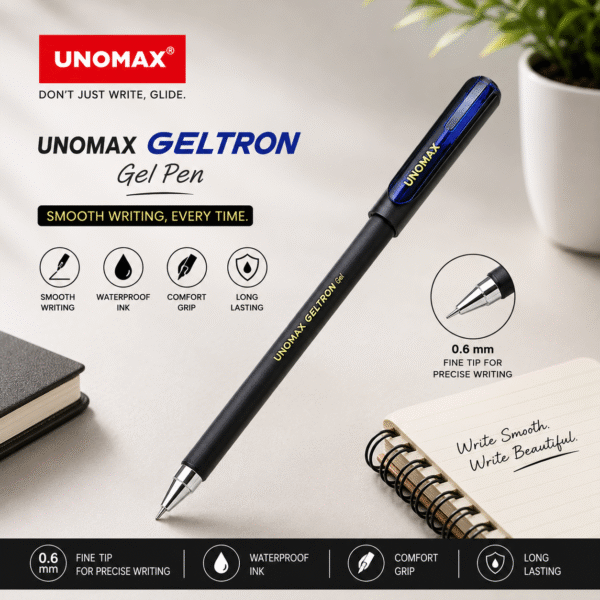 Unomax Geltron Blue Gel Pen