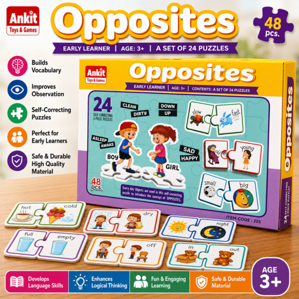 Opposites Puzzle :- A Board Game & Educational Toy
