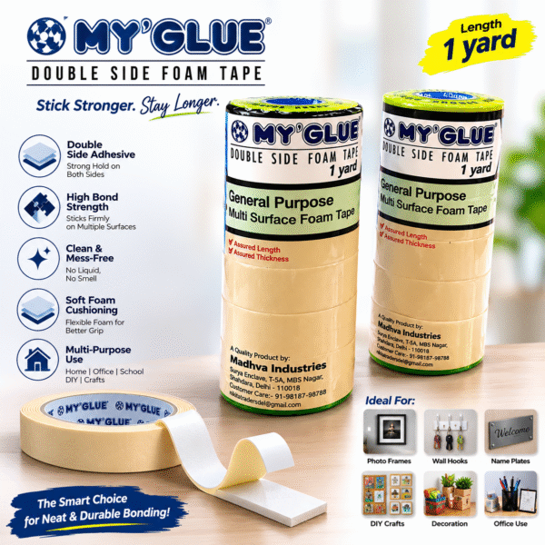 MYGLUE Double Sided Foam Tape