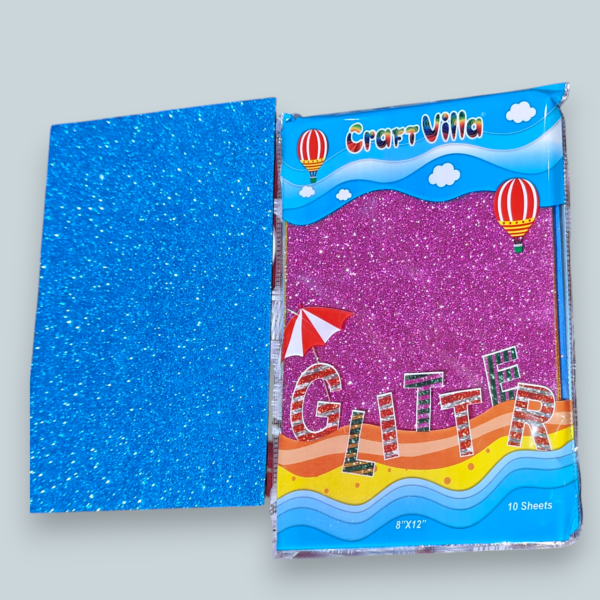 Crafts-Villa A4 Glitter Sheets