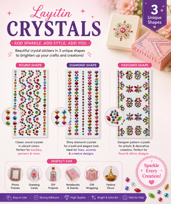 Layitin Crystal 3 Different Patterns