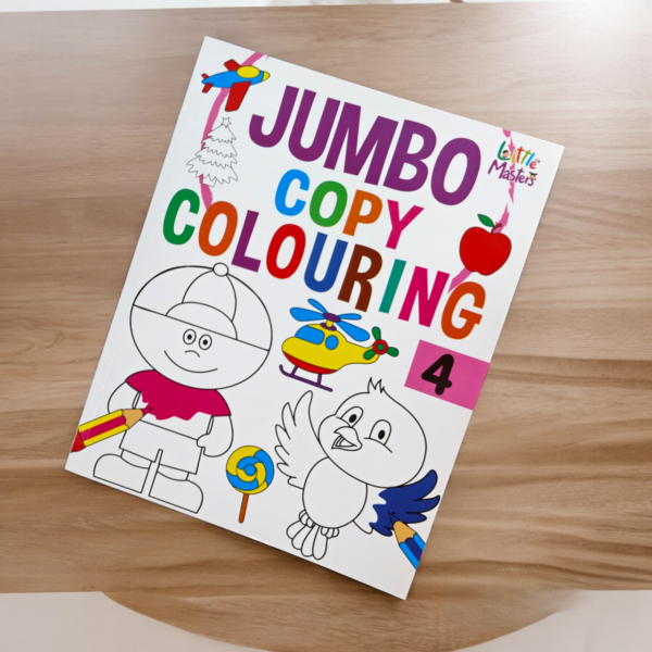 Little Master Jumbo Copy Colouring Books (Pack of 4 Pcs) - Image 5