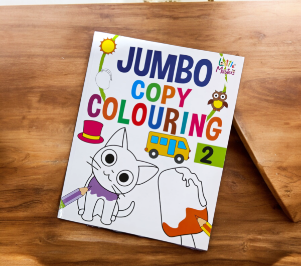 Little Master Jumbo Copy Colouring Books (Pack of 4 Pcs) - Image 3