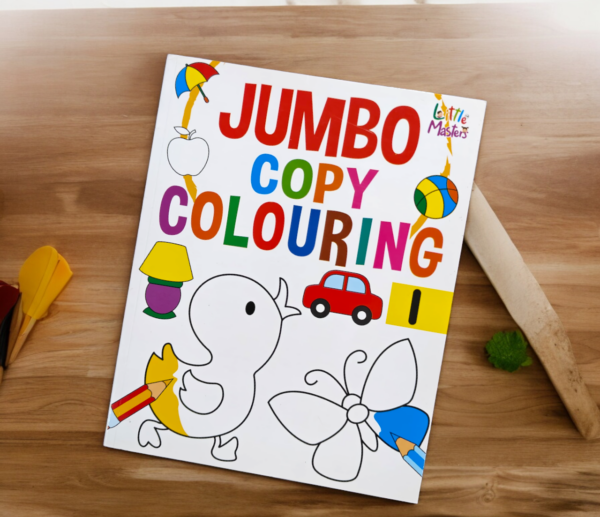 Little Master Jumbo Copy Colouring Books (Pack of 4 Pcs) - Image 2