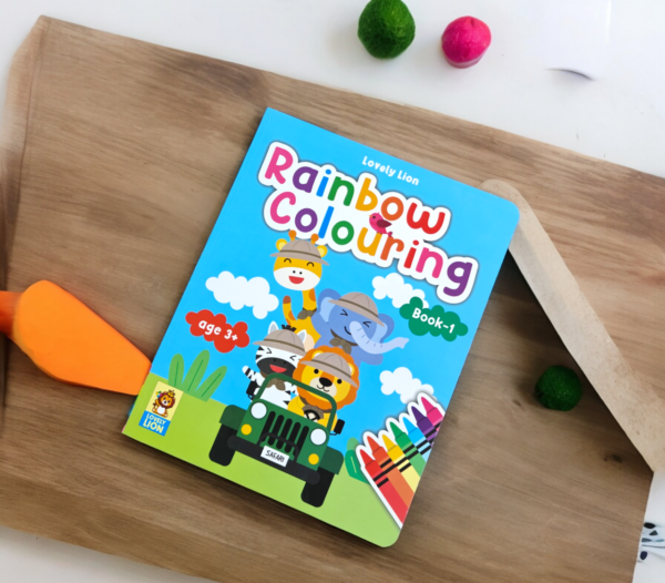 Lovely Lion Rainbow Colouring Books (Pack of 2 Books) - Image 2