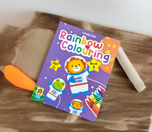 Lovely Lion Rainbow Colouring Books (Pack of 2 Books) - Image 3