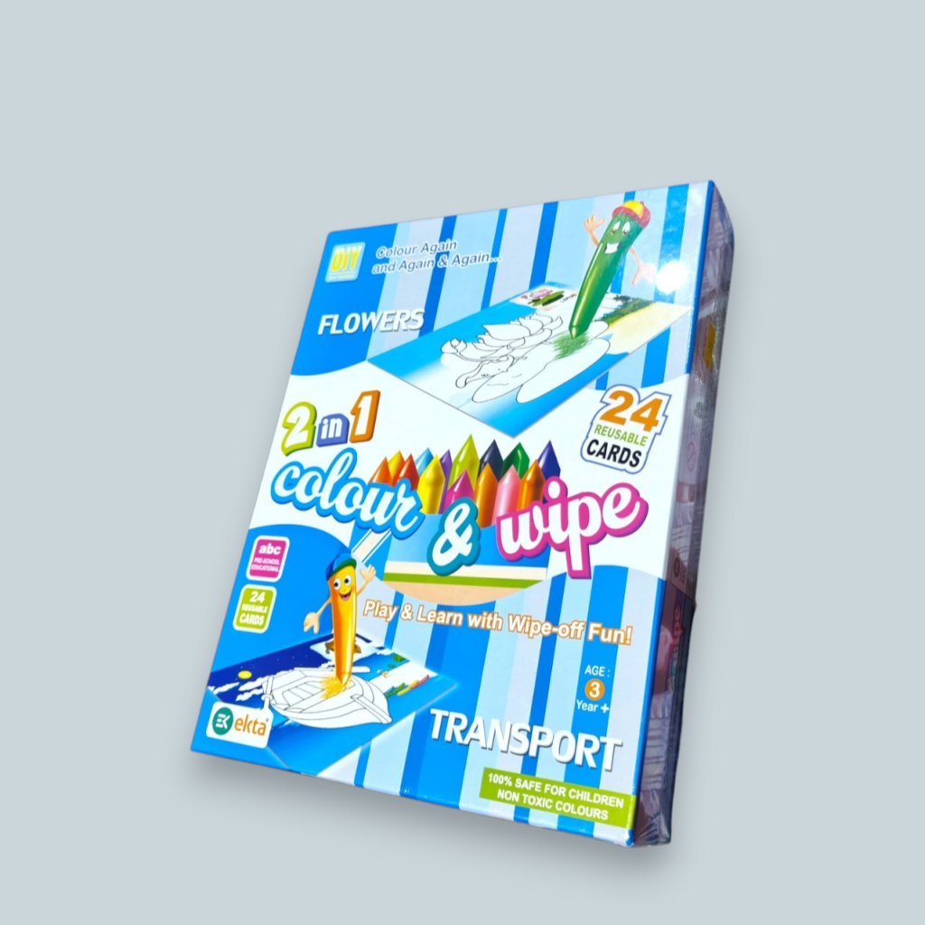 Colour & Wipe :- An Educational toy and Board Game