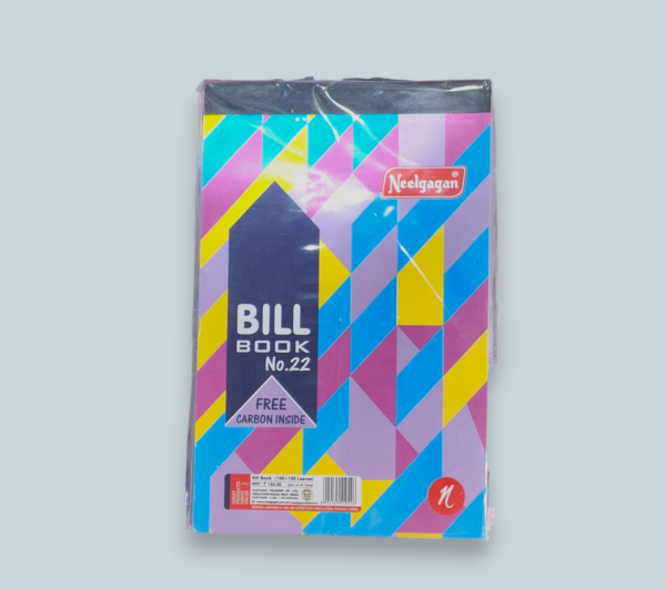 Bill Book 22 Duplicate (Pack of 3 Pcs)