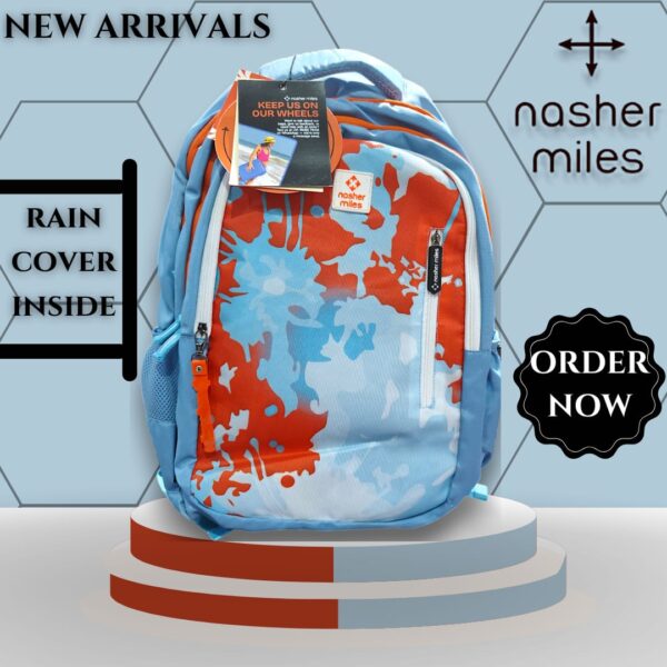 Blueish-Orange School Bags