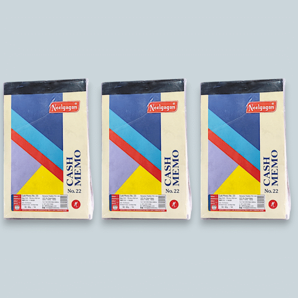Neelgagan Cash Memo No. 22 (Pack of 3 Pcs)