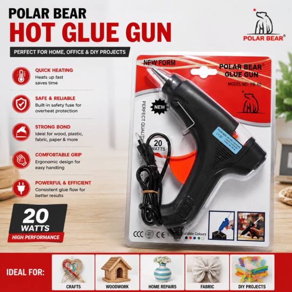 Polar Bear Hot Glue Gun