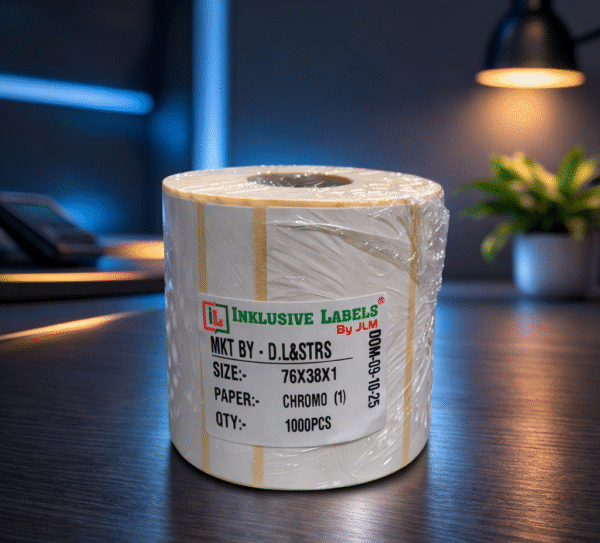 Barcode Label 76 x 38 x 1 (Chromo)