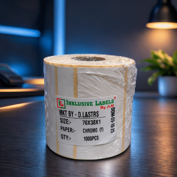 Barcode Label 76 x 38 x 1 (Chromo)