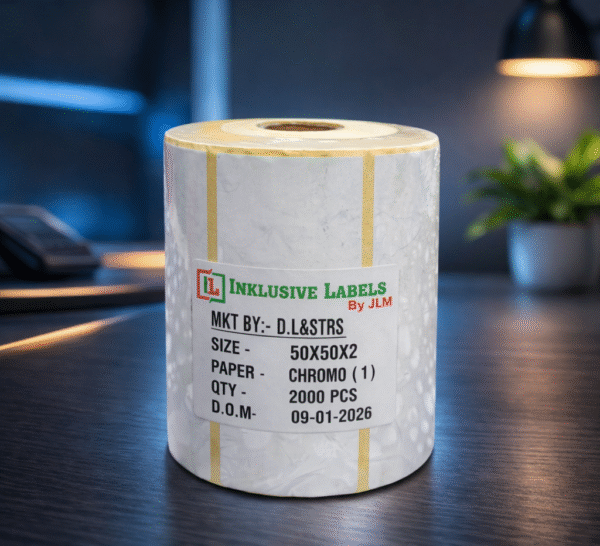 Barcode Label 50 x 50 x 2(Chromo)