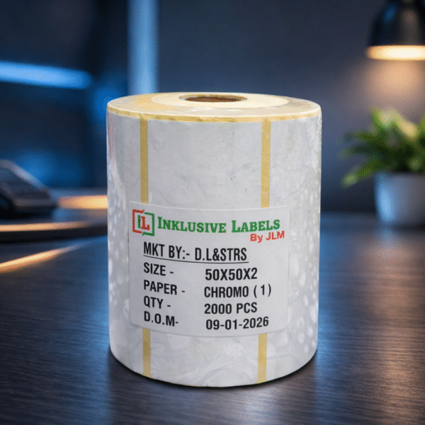 Barcode Label 50 x 50 x 2(Chromo)