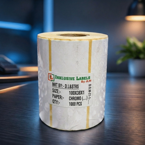 Barcode Label 100 x 38 x 1 (Chromo)