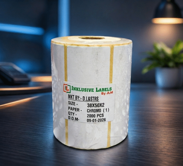 Barcode Label 38 x 50 x 2 (Chromo)