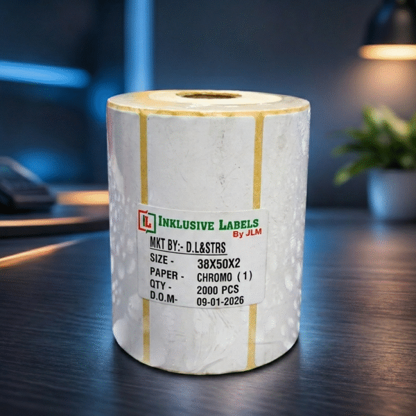 Barcode Label 38 x 50 x 2 (Chromo)