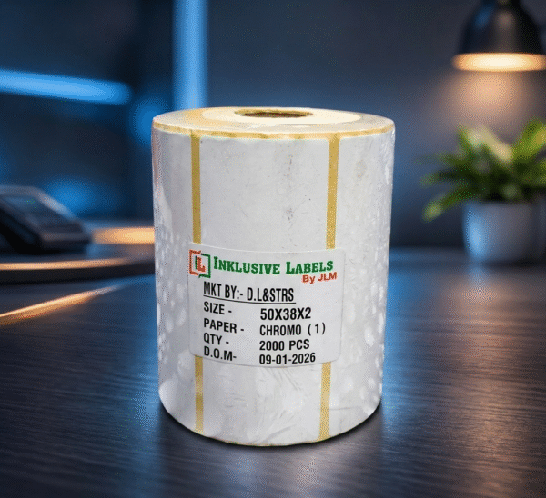 Barcode Label 50 x 38 x 2 (Chromo)