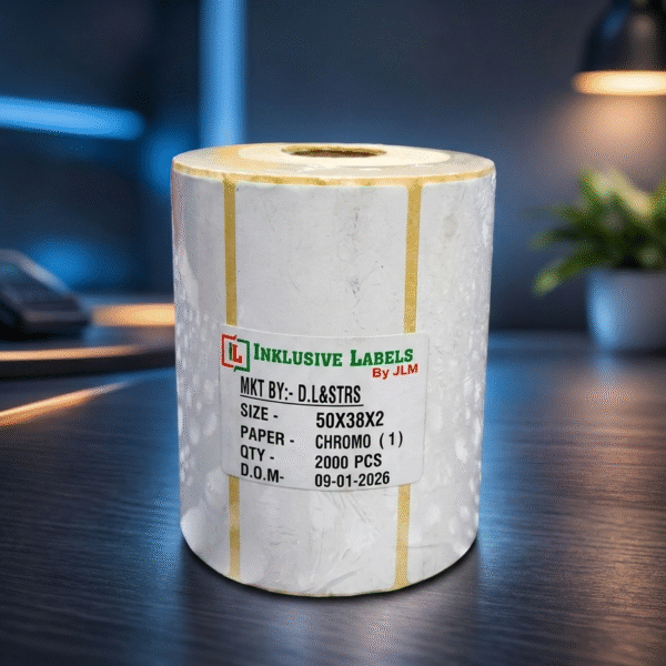 Barcode Label 50 x 38 x 2 (Chromo)