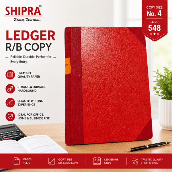 Shipra Ledger R/B No 4 548 Pages